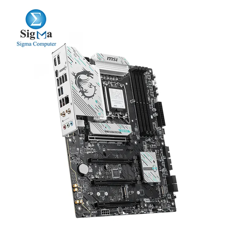 MSI B860 GAMING PLUS WIFI     LGA 1851 Intel Core Ultra  DDR5 up to 8800  MT s  PCIe 5.0 x16  Killer 5G LAN   Wi-Fi 7  Thunderbolt 4  3x M.2  Realtek 7.1 Audio  ATX.