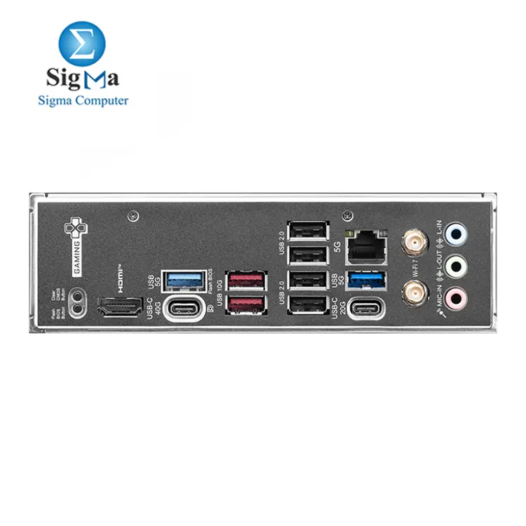 MSI X870 GAMING PLUS WIFI     AMD X870 chipset  AM5 socket  supports Ryzen 9000 series  4x DDR5 8200  slots  PCIe 5.0  3x M.2  PCIe 5.0   Wi-Fi 7  5G LAN  USB 40Gbps  Realtek 7.1 audio.