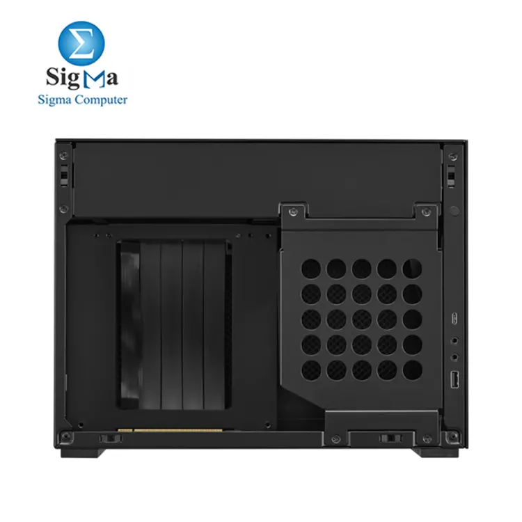 Lian Li A4-H2O  Compact 11L Mini-ITX case with aluminum body  supports SFX SFX-L PSU  up to 322mm GPU  240mm radiator  and USB 3.1 Type-C.