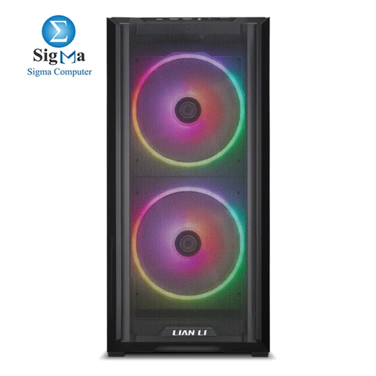 Lian Li LANCOOL 216     Mid-tower case with support for E-ATX motherboards  392mm GPUs  180.5mm CPU coolers  dual 160mm ARGB front fans  top bottom front radiator support  and USB Type-C