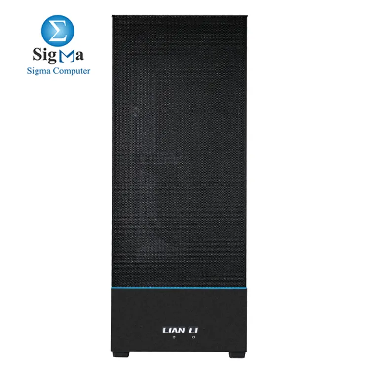 Lian Li SUP01  45L compact stand-up case with front-facing GPU  PCIe 4.0 riser  ARGB lighting  supports ATX motherboards  up to 360mm AIO  and includes 3x120mm fans