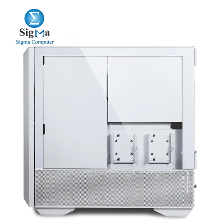 Lian Li LANCOOL 3R-W WHITE  Mid-tower case with tempered glass  supports E-ATX motherboards  4x140mm PWM fans  up to 420mm radiators  12 storage bays  USB 3.0   USB-C ports.
