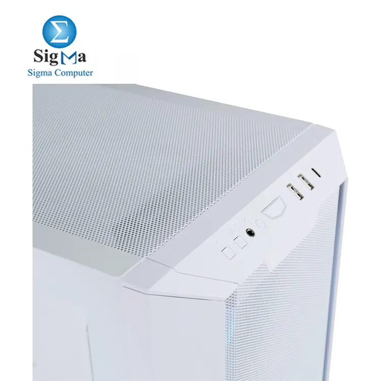 Lian Li LANCOOL 3R-W WHITE  Mid-tower case with tempered glass  supports E-ATX motherboards  4x140mm PWM fans  up to 420mm radiators  12 storage bays  USB 3.0   USB-C ports.