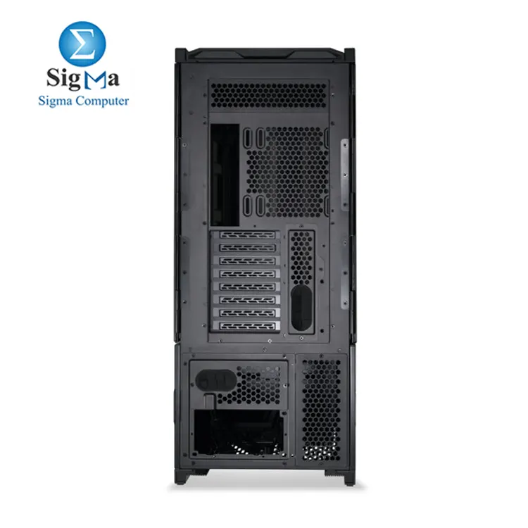 Lian Li V3000PX – Full tower case with dual-system support, up to 3×480mm radiators, 16 drives, and 589mm GPU clearance.