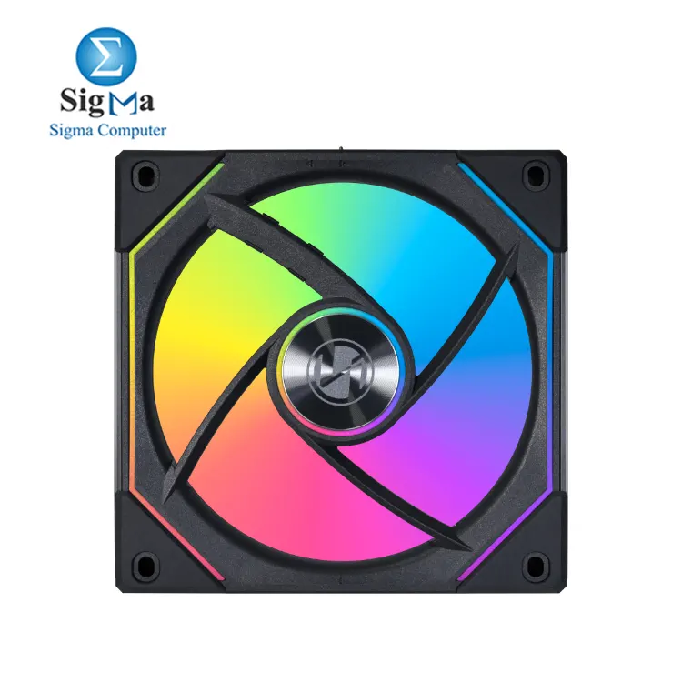 Lian Li UNI FAN SL-INF UF-SLIN120-3B     RGB fan with infinity mirror  40 LEDs  2100 RPM  low noise  and single cable for easy setup.