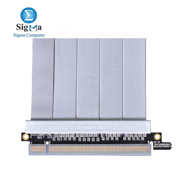 Lian Li PW-PCI-4-60W     600mm PCIe 4.0 x16 ultra-flexible riser cable with EMI shielding  16GT s speed  and O11D EVO Upright GPU Bracket compatibility.