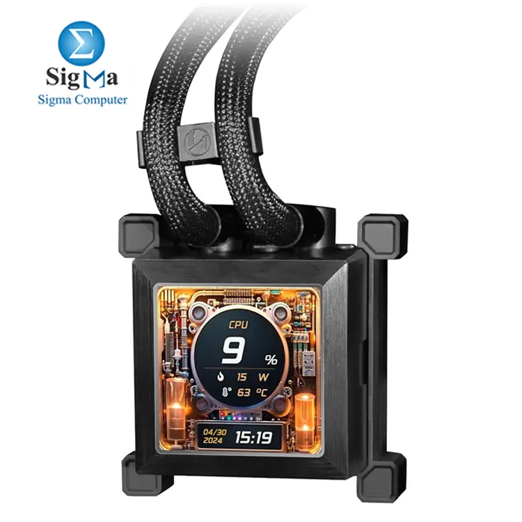 Lian Li HydroShift GHSLCD36RB  360mm AIO liquid cooler with 2.88    IPS LCD  quiet 3800RPM pump  RGB fans  and Intel LGA1700   AMD AM5 AM4 support.