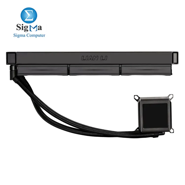Lian-Li GA II LCD features a 2.88    480  480 IPS screen  Asetek 8th Gen pump  3600 RPM   399.5mm aluminum radiator  ARGB fans  and supports Intel LGA 1700 1200 115x   AMD AM5 AM4 sockets.