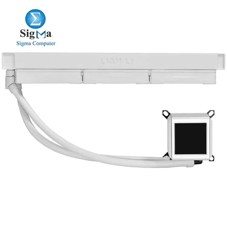 Lian Li GA II LCD GA2ALCD36W White  2.88    IPS LCD  Asetek 8th Gen pump  3600 RPM   399.5mm aluminum radiator  300-2450 RPM fans  Intel LGA 1700 1200 115x   AMD AM5 AM4 compatible.