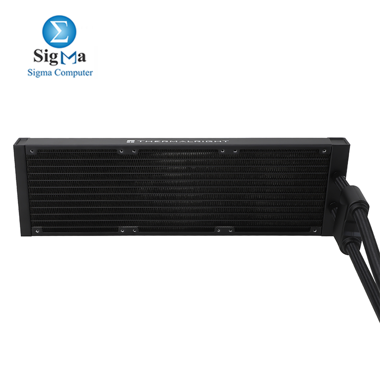 Thermalright Frozen Notte 360 Black ARGB V2     360mm liquid cooler with 3  120mm ARGB PWM fans  copper base  5300RPM pump  S-FDB bearings  supports Intel LGA 1851 1700 1200 115X 2011 and AMD AM4 AM5.