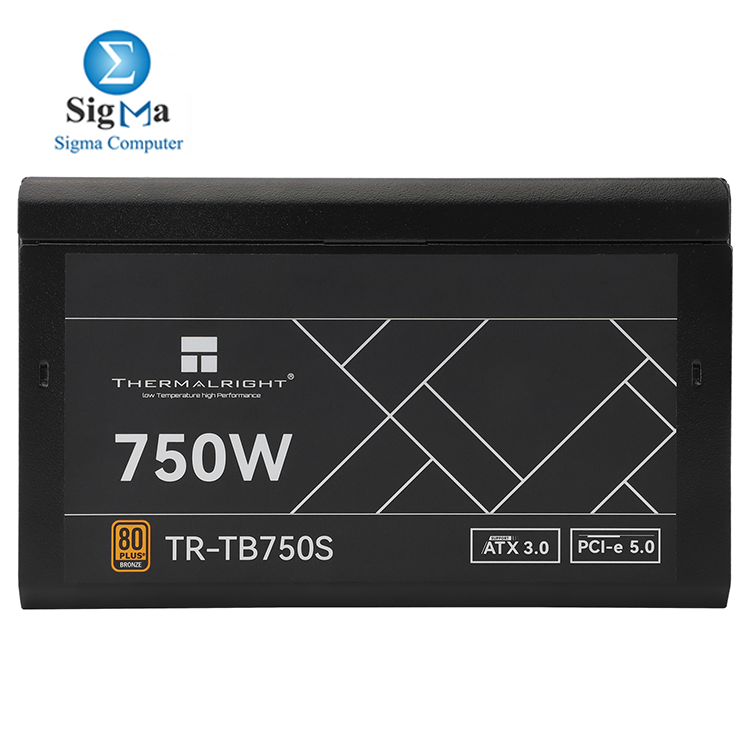 Thermalright TB-750S – 750W 80+ Bronze PSU with quiet cooling, stable performance, full protection features, and durable components for desktop and gaming use.