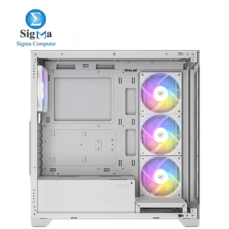 Antec CX300 ARGB White   Antec Atom B750     Stylish mid-tower case with 4 ARGB fans  tempered glass  ATX support  and Antec Atom B750 750W PSU with full protections