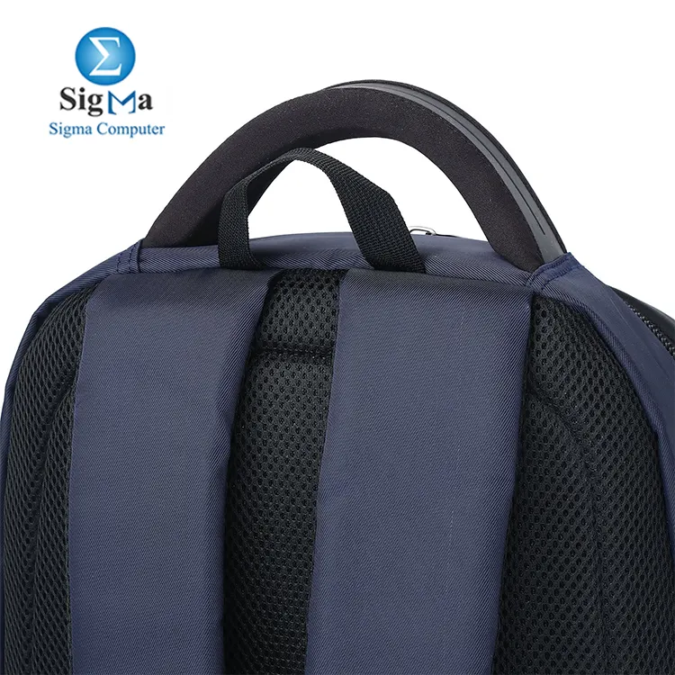 CAT Kaabeen 4811/7 – Navy Blue: Waterproof 18-inch backpack with padded 15.6” laptop compartment, durable fabric, and ergonomic design.