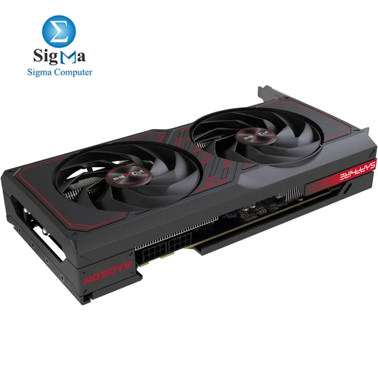 Sapphire PULSE RX 7600 XT 16GB     RDNA    3  2810 MHz Boost  16GB GDDR6  2048 SP  Dual-X Cooling  PCIe 4.0  192W TDP.