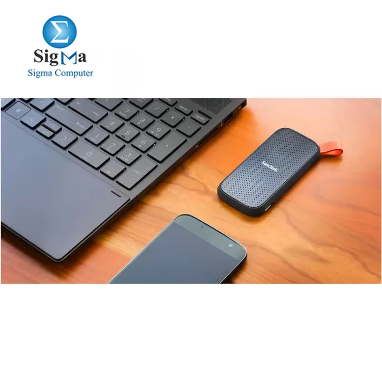 SanDisk SDSSDE30-2T00-G26     2TB Portable SSD  USB 3.2 Gen 2  up to 800MB s read speed  drop-resistant up to 2m  includes USB-C to USB-A cable.