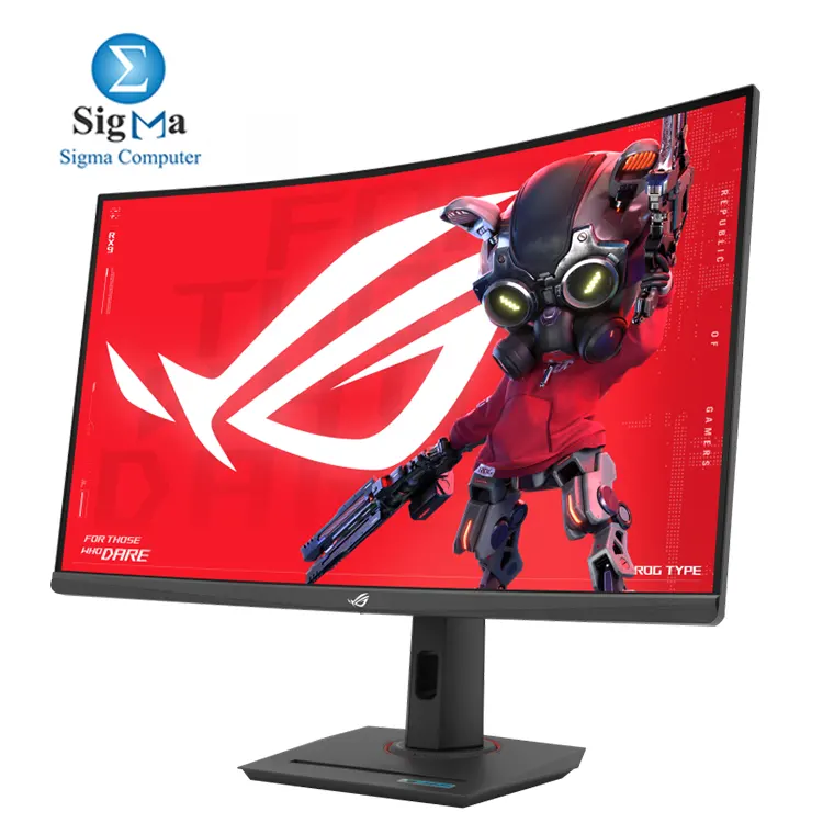 ASUS ROG Strix XG32WCS     31.5  QHD 180Hz curved Fast VA monitor with 1ms GTG  HDR10  90  DCI-P3  ELMB Sync  USB-C  and Adaptive-Sync.
