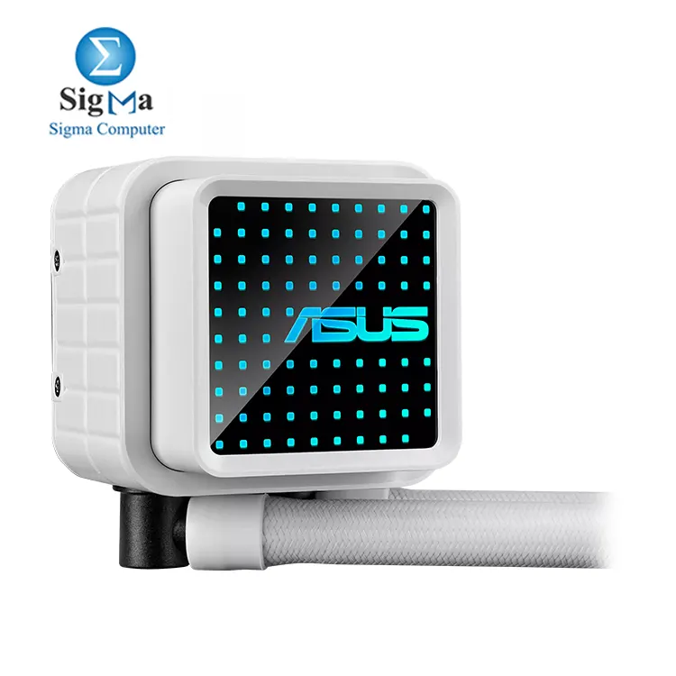 ASUS Prime LC 360 ARGB White Edition     360mm AIO cooler with triple ARGB fans  copper block  sleeved tubes  Aura Sync  and support for Intel   AMD sockets.