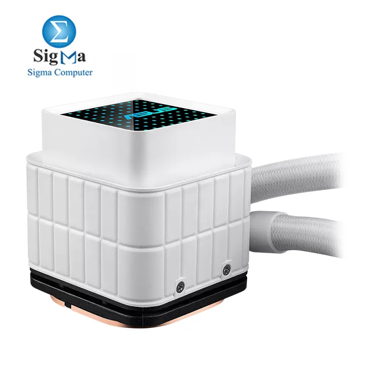 ASUS Prime LC 360 ARGB White Edition     360mm AIO cooler with triple ARGB fans  copper block  sleeved tubes  Aura Sync  and support for Intel   AMD sockets.