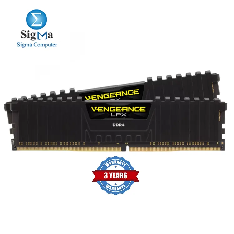 Corsair VENGEANCE LPX CMK64GX4M2E3200C16 64GB 2x32GB DDR4 3200MHz C16 1.35V XMP 2.0 Black Corsair VENGEANCE LPX CMK64GX4M2E3200C16 64GB 2x32GB DDR4 3200MHz C16 1.35V XMP 2.0 Black