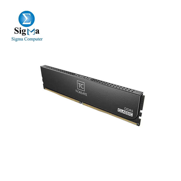 TEAM GROUP CLASSIC DDR5 DESKTOP MEMORY BLACK 16GB 1x16GB  5600MHz CL46