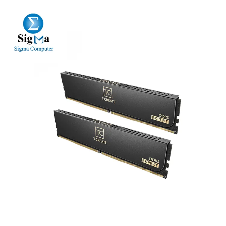 TEAMGROUP T-Create Expert Overclocking 10L DDR5 96GB Kit  2 x 48GB  6400MHz  PC5-51200  CL32 M-DIE Desktop Memory Module Ram Black