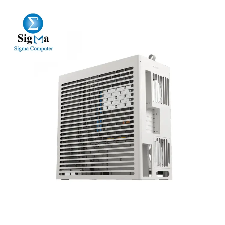HAVN-HS 420 White CASE   AIR Cooling Up to 185mm   VGA Support Up to 480mm   Type-C Ready   GPU Holder