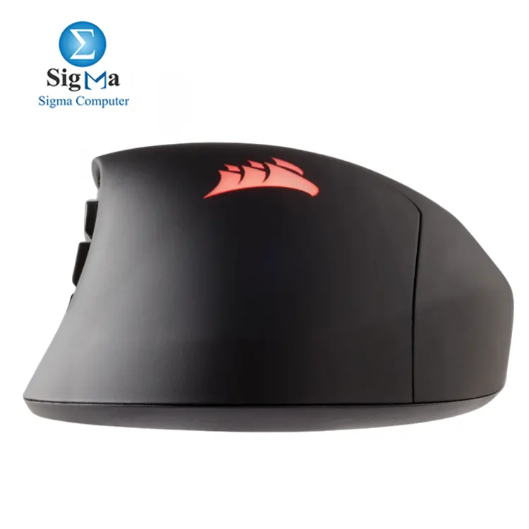 Corsair SCIMITAR RGB ELITE     MMO MOBA gaming mouse with 17 programmable buttons  18 000 DPI optical sensor  Key Slider     and 4-zone RGB lighting.