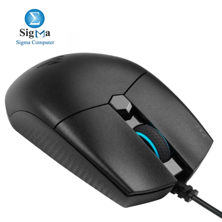 CORSAIR KATAR PRO Ultra-Light Gaming Mouse     103g weight  12 400 DPI sensor  6 buttons  2-zone RGB  30M click durability  iCUE support.