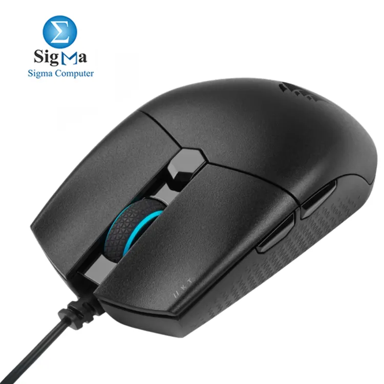 CORSAIR KATAR PRO Ultra-Light Gaming Mouse     103g weight  12 400 DPI sensor  6 buttons  2-zone RGB  30M click durability  iCUE support.