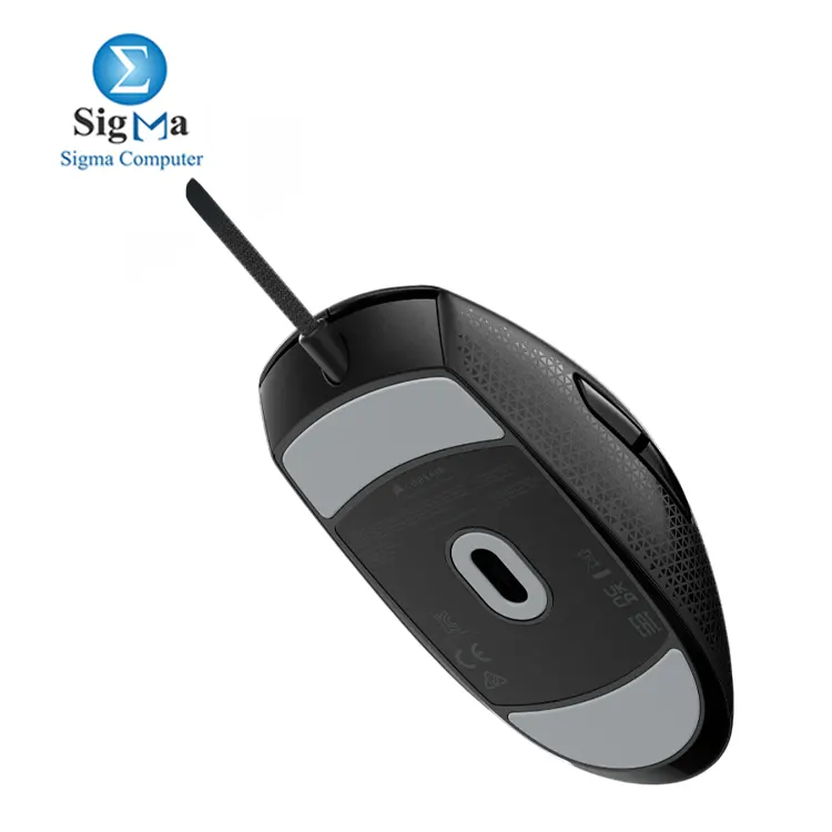 Corsair M55 Lightweight Gaming Mouse     54g wired  16 000 DPI optical sensor  6 programmable buttons  suitable for all grip styles  durable 60M-click mechanical switches.