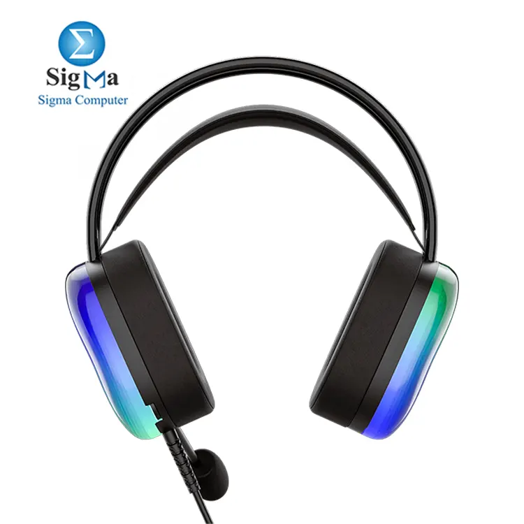 FANTECH AURORA HG29 RGB     50mm drivers  7.1 surround sound  omni mic  USB  2m cable.
