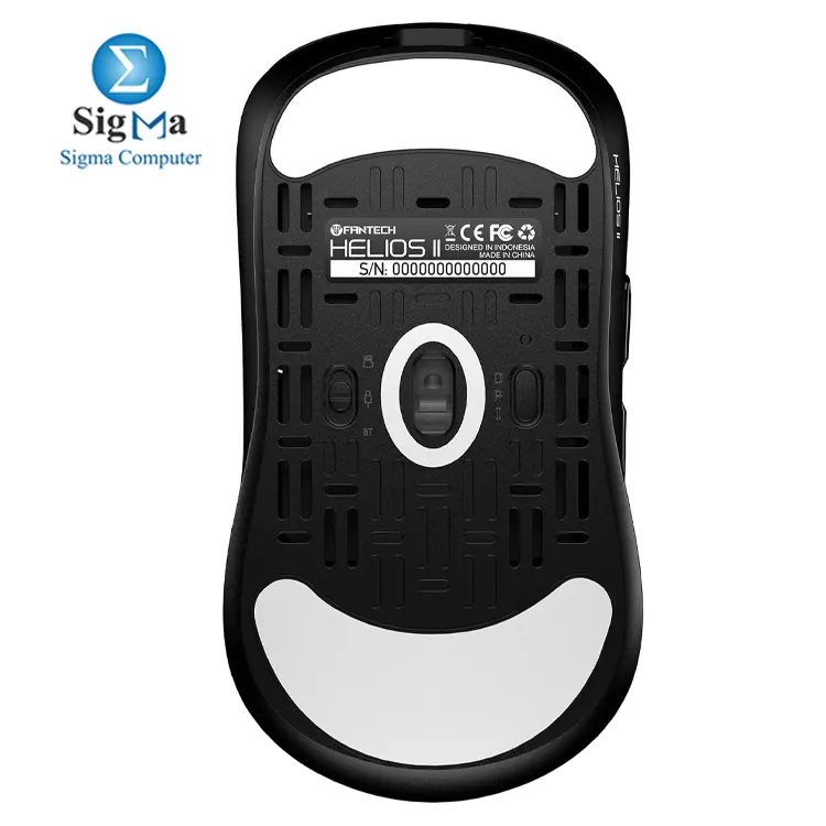FANTECH Helios II     Ultra-light 55g wireless gaming mouse with Pixart 3395 sensor  26K DPI  1000Hz polling rate  and 100M click lifespan.