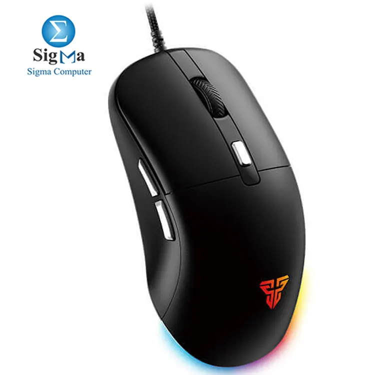 FANTECH KANATA VX9S - Gaming mouse with RGB lighting, adjustable 400-7200 DPI, 60 IPS speed, 20G acceleration, Huano 10 million switches, 82g weight.