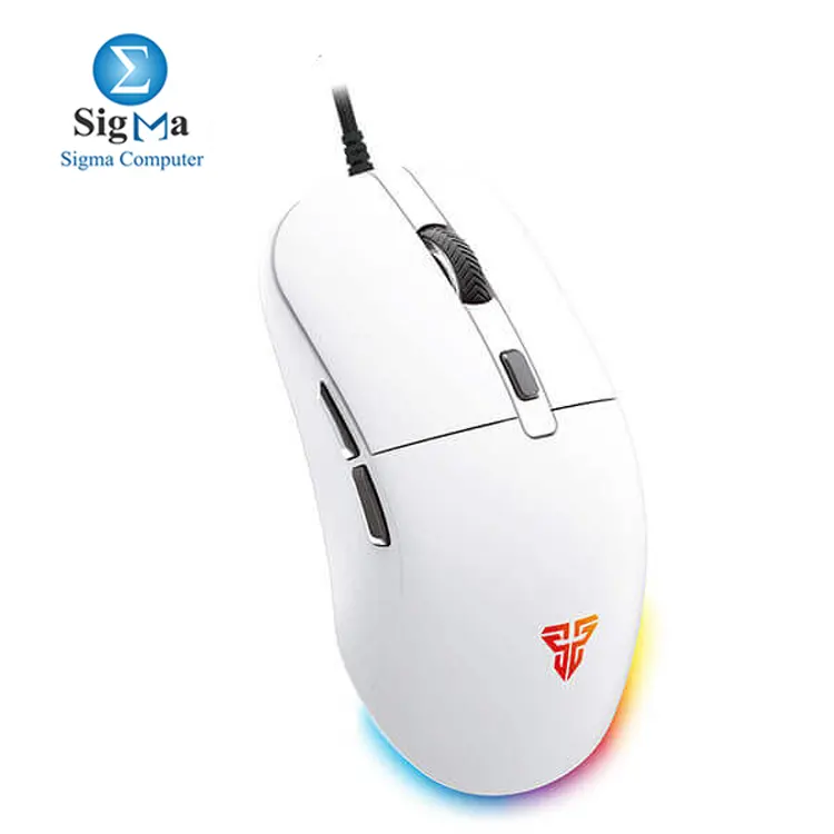 FANTECH KANATA VX9S     White gaming mouse with RGB  adjustable 400-7200 DPI  60 IPS  20G acceleration  Huano 10M switches  82g.