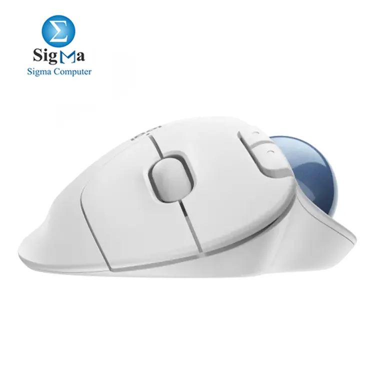 Logitech ERGO M575     Wireless trackball mouse with 5 buttons  400   2000 DPI optical sensor  Bluetooth   USB receiver