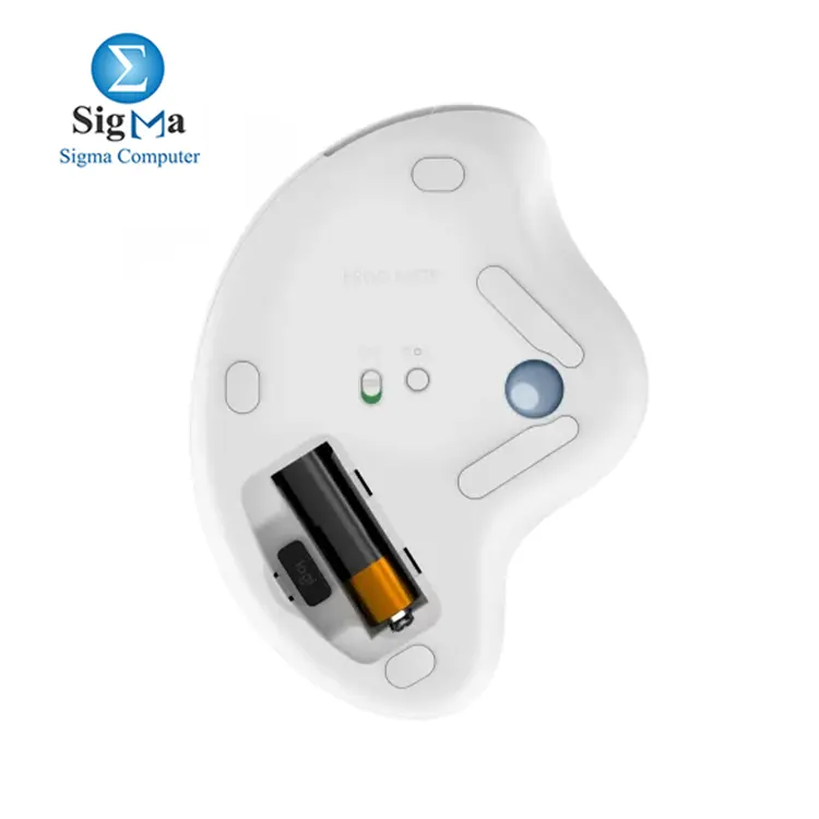 Logitech ERGO M575     Wireless trackball mouse with 5 buttons  400   2000 DPI optical sensor  Bluetooth   USB receiver