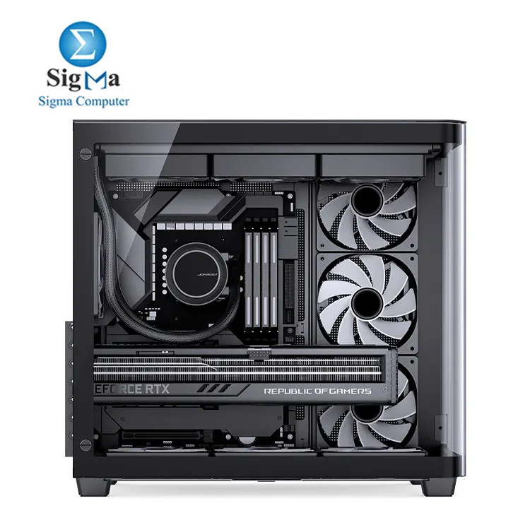 Jonsbo TK-3     ATX case  steel   tempered glass  supports GPUs up to 420mm  CPU coolers 165mm  ATX PSUs 220mm  top bottom 360mm radiators  USB-C front I O.