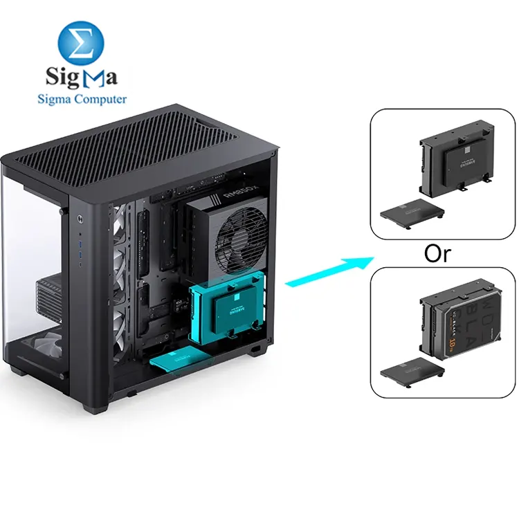 Jonsbo TK-3     ATX case  steel   tempered glass  supports GPUs up to 420mm  CPU coolers 165mm  ATX PSUs 220mm  top bottom 360mm radiators  USB-C front I O.
