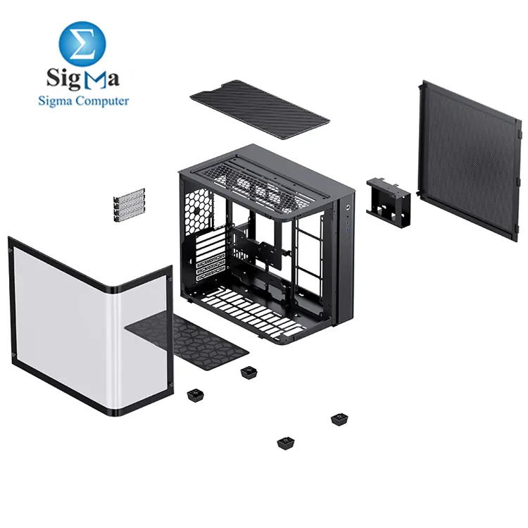 Jonsbo TK-3     ATX case  steel   tempered glass  supports GPUs up to 420mm  CPU coolers 165mm  ATX PSUs 220mm  top bottom 360mm radiators  USB-C front I O.