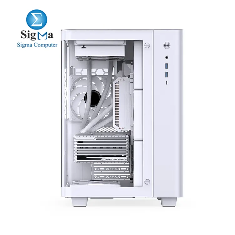 Jonsbo TK-3 White – ATX case, supports GPUs up to 420mm, CPU coolers 165mm, ATX PSUs 220mm, 3.5