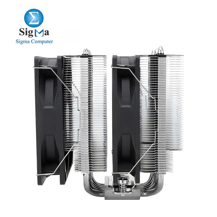 Thermalright Peerless Assassin 120 SE ARGB – Dual tower cooler with 6×6mm heatpipes, 155mm height, 1550 RPM fan, 66.17 CFM airflow, 25.6 dBA noise, S-FDB bearing, 4-Pin PWM & 3-Pin ARGB.