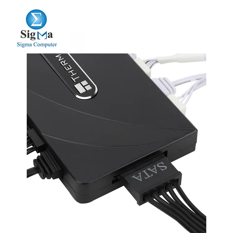 Thermalright TL-FAN and ARGB HUB x8 – 140x64x16mm, 70g, plastic, supports 8 fans, 4-Pin PWM & 3-Pin (+5V ARGB) sync.