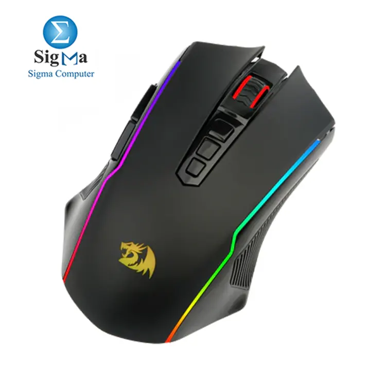 Redragon M914     Tri-Mode  Wired   2.4G   BT   10000 DPI  9 Programmable Buttons   Fire Button  Type-C Cable  RGB Backlight  Macro Support via Software