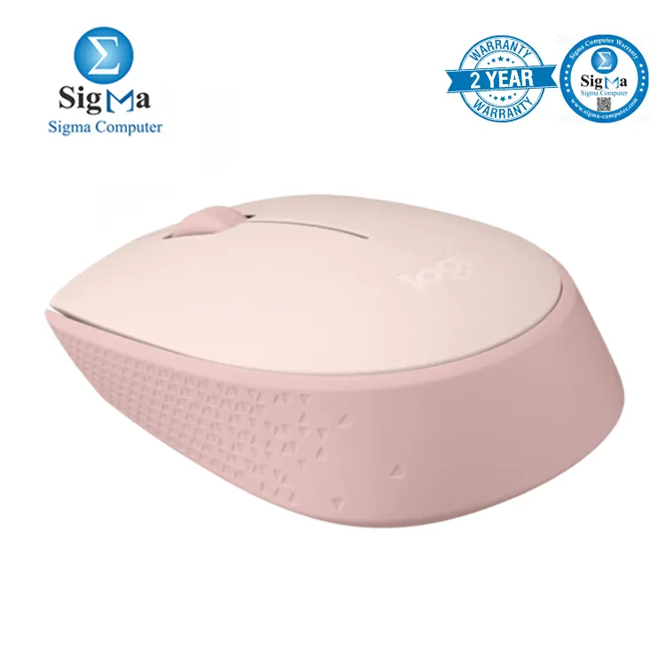 Logitech M171 Wireless Mouse Rose 1000 DPI 2.4GHz wireless 3 buttons 12-month battery USB receiver - 910-006865