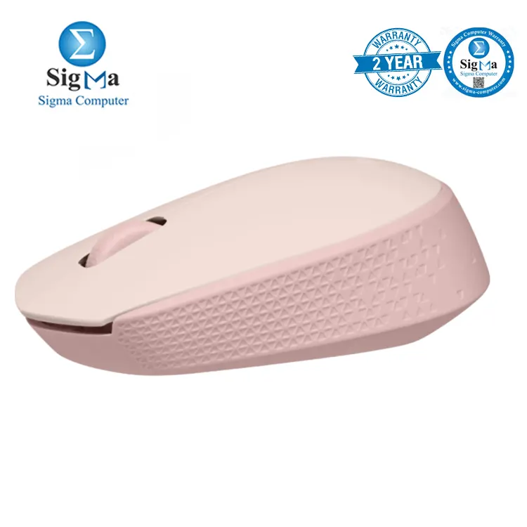 Logitech M171 Wireless Mouse Rose 1000 DPI 2.4GHz wireless 3 buttons 12-month battery USB receiver - 910-006865