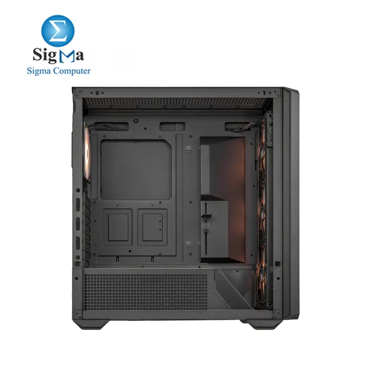 Cougar MX600 RGB: E-ATX mid-tower, 400mm GPU, 4 ARGB fans, up to 9 fans or dual 360mm radiators, USB-C, vertical GPU kit, tempered glass.
