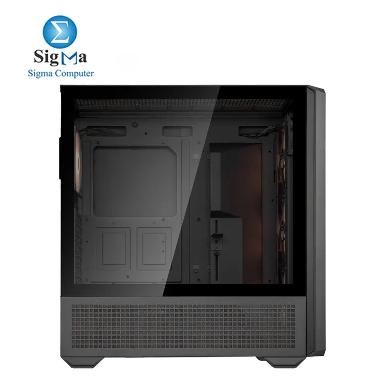 Cougar MX600 RGB: E-ATX mid-tower, 400mm GPU, 4 ARGB fans, up to 9 fans or dual 360mm radiators, USB-C, vertical GPU kit, tempered glass.