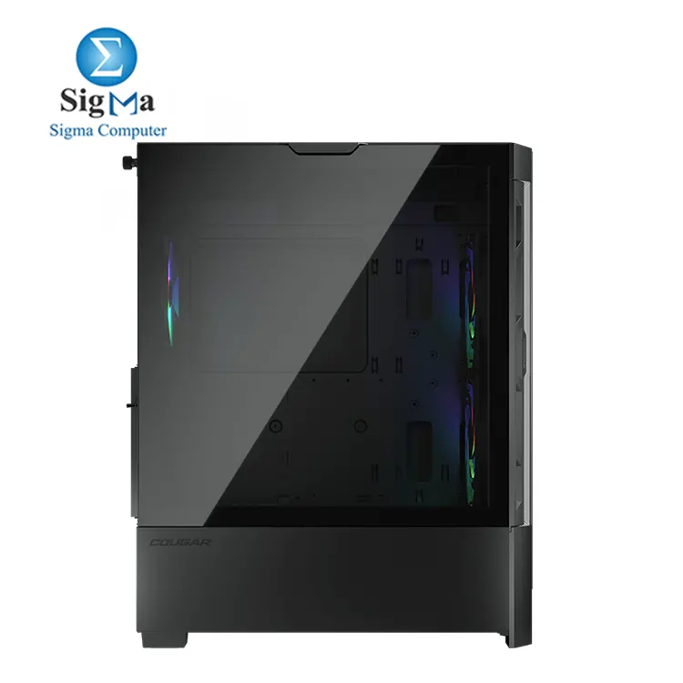 Cougar Airface RGB   STC 600W     Mid tower case with 3 ARGB fans  E-ATX support  330mm GPU clearance  and 600W PSU with 86  efficiency  Japanese capacitors  and full protection features.
