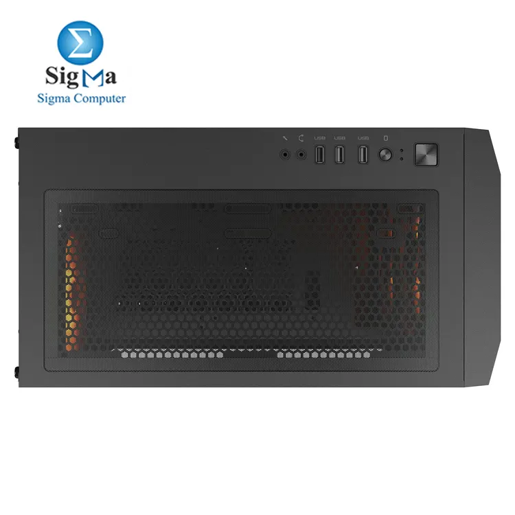 COUGAR UNIFACE MINI RGB And STC 600W Compact mini tower with tempered glass  3 ARGB fans  supports up to 280mm radiator  340mm GPU 600W PSU with 86  efficiency  Japanese capacitors  and full protection features.