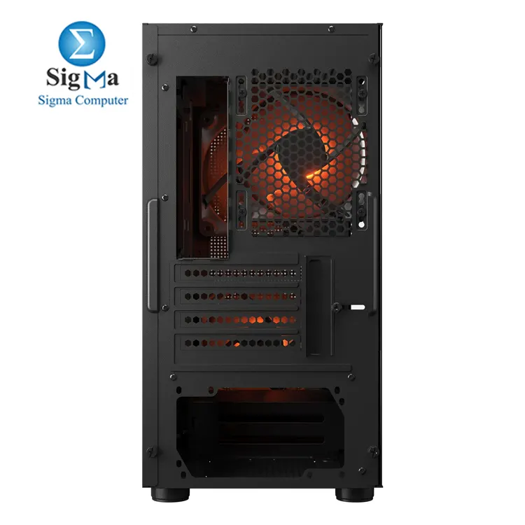 COUGAR UNIFACE MINI RGB And STC 600W Compact mini tower with tempered glass  3 ARGB fans  supports up to 280mm radiator  340mm GPU 600W PSU with 86  efficiency  Japanese capacitors  and full protection features.